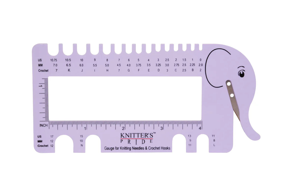 Needle and Crochet Gauge