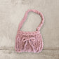 Finger Knit A Chunky Chenille Handbag